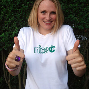 Nice World T-Shirt - 100% Organic Cotton