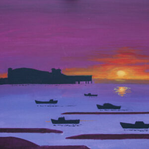 Dawn over The Grand Pier, Weston-super-Mare, Somerset